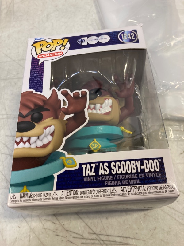 Photo 2 of Funko Pop! Animation: WB 100 - Looney Tunes, Taz as Scooby-Doo