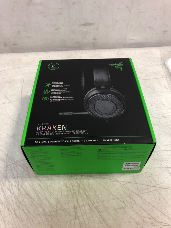 Photo 3 of Kraken Wired 7.1 Surround Sound Gaming Headset for PC, PS4, PS5, Switch, Xbox X|S And Xbox One