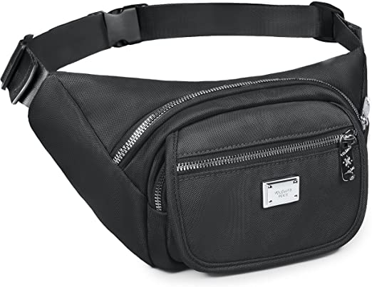 Photo 1 of Fanny Packs for Women Men, Fashion Waist Pack Belt Bags for Teens with Multi-Pockets Adjustable Belts, Cute Fanny Pack Bum Bag for Outdoors Workout Traveling Casual Running Hiking Cycling