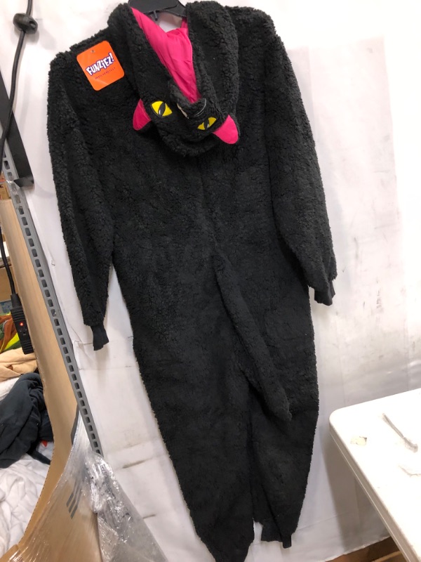 Photo 1 of Adult Black Cat Onesie MEDIUM