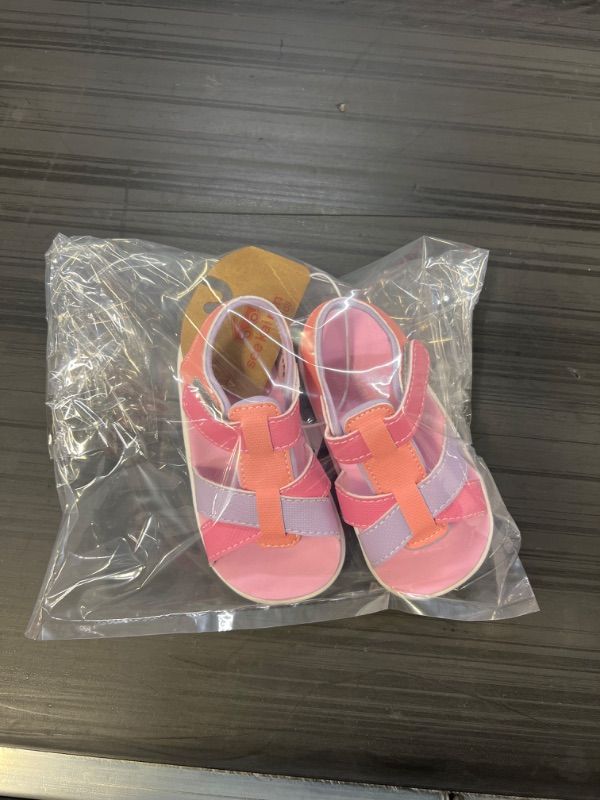 Photo 3 of Toddler See Kai Run Basics Shayna Gladiator Sandals - Coral Pink. Size 7