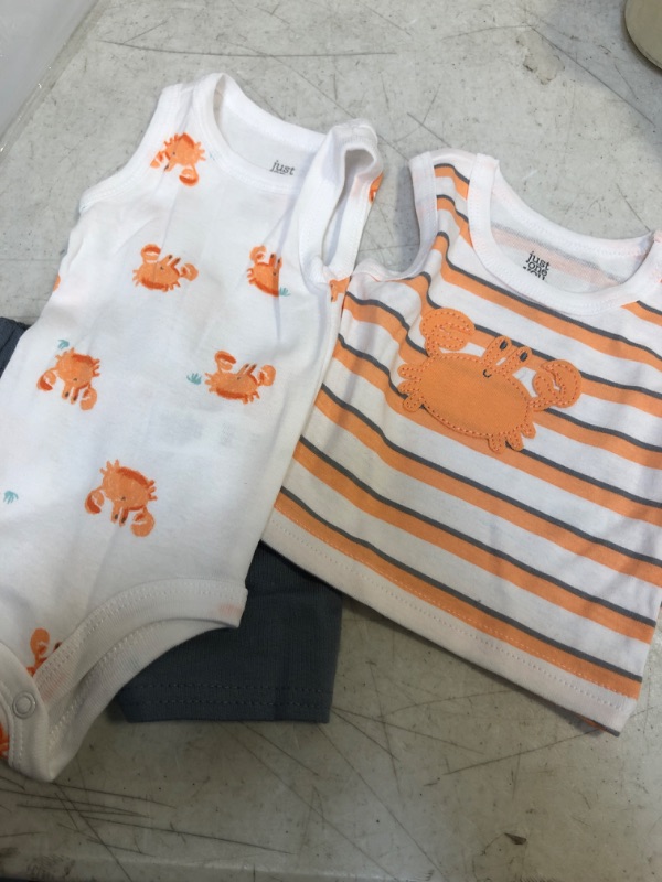 Photo 2 of Baby Boys' Crab Striped Top & Bottom Set - Just One You® Made by Carter's. SIZE NB