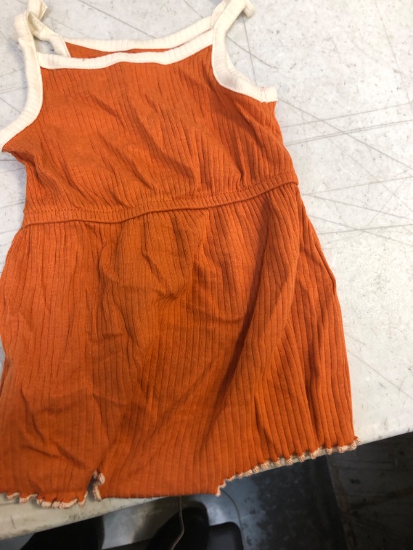 Photo 1 of Baby Girls' Firefly Ribbed Romper - Cat & Jack™. SIZE 0-3 MONTHS 