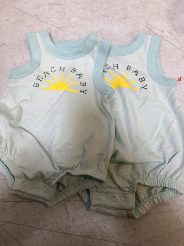 Photo 2 of Baby Beach Baby Romper - TWO COUNT NB-3 M 