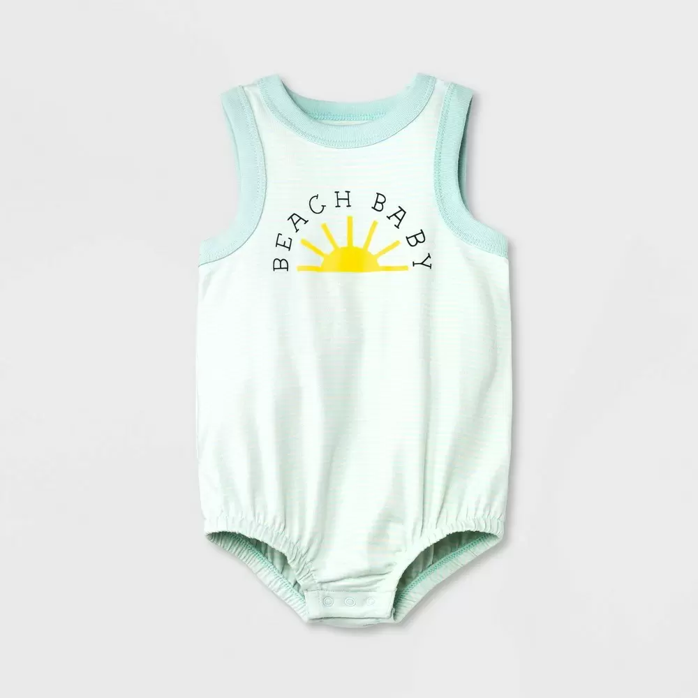 Photo 1 of Baby Beach Baby Romper - TWO COUNT NB-3 M 