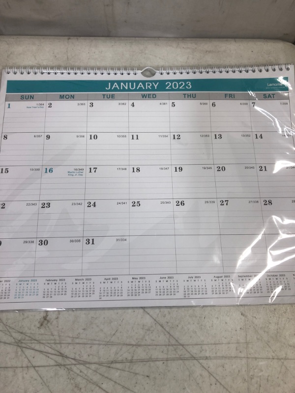 Photo 2 of Calendar 2023 - 12 Monthly Wall Calendar 2023 from January 2023 to December 2023, 2023 Calendar with Julian Date, 14.75 x 11.5 Inches, Thick Paper for Organizing