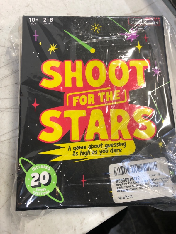 Photo 2 of Big Potato Shoot for The Stars — The Rocket-Powered Trivia Game for Adults and Family — Board Games for Teens, Kids and Aliens Alike