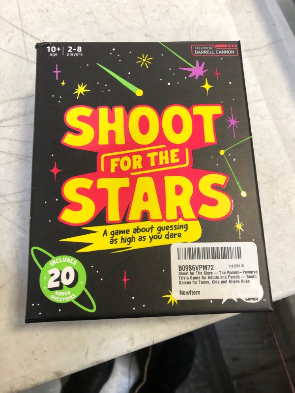 Photo 2 of Big Potato Shoot for The Stars — The Rocket-Powered Trivia Game for Adults and Family — Board Games for Teens, Kids and Aliens Alike