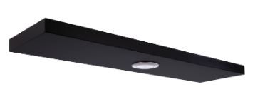 Photo 1 of Aberg Floating Shelf w/ LED Light – Black, 36-Inch, Matte Finish