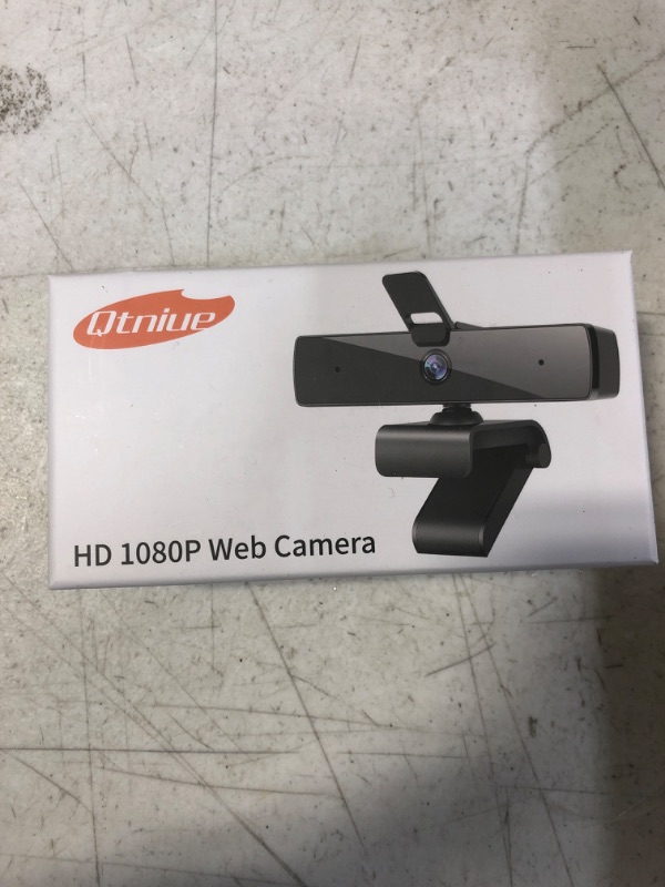 Photo 2 of Qtniue Webcam with Microphone and Privacy Cover, FHD Webcam 1080p, Desktop or Laptop and Smart TV USB Camera for Video Calling, Stereo Streaming and Online Classes 30FPS