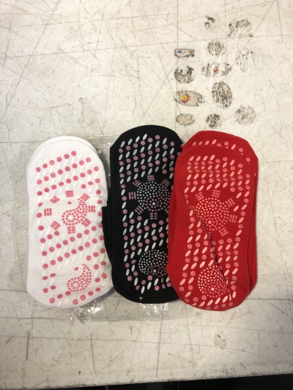 Photo 2 of 3 Pair AFIZ Tourmaline Health Sock,Hyperthermia Socks, Magnetic Self-Heating Socks,Foot Massage Thermotherapeutic Sock (3 Color)