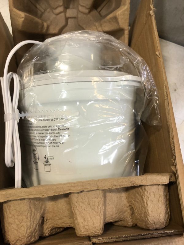 Amazon Basics 1.5 Quart Automatic Homemade Ice Cream Maker for sale