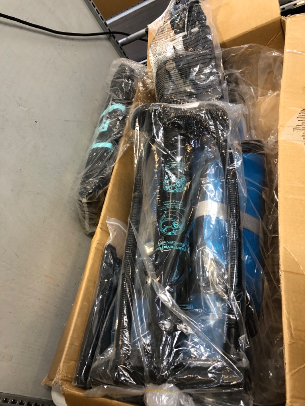 Photo 3 of MYBOAT 11'×33"×6" Extra Wide Inflatable Paddle Board, Stand Up Paddle Board, Sup Board with Safety Handles, 3 Removable Fins, Backpack, Hand Pump, Strong Paddle, 5L Waterproof Bag, Safety Leash Cool Green
DAMAGE TO PACKAGE
