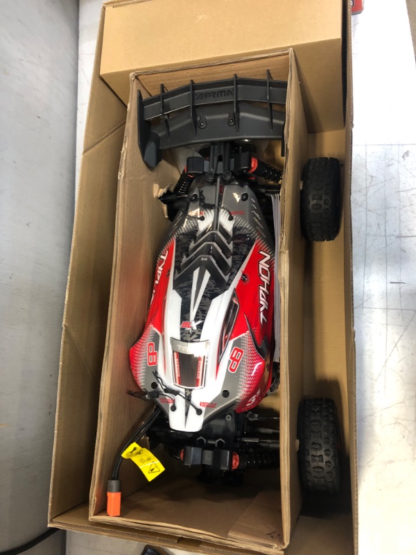 Photo 3 of ARRMA 1/8 Typhon 4X4 V3 3S BLX Brushless Buggy RC Truck RTR (Transmitter and Receiver Included, Batteries and Charger Required), Red, ARA4306V3