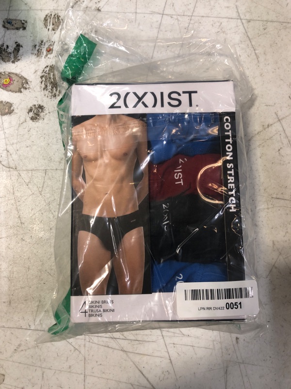 Photo 2 of 2(x)ist Men's 4 Pack Stretch Cotton Bikini Briefs