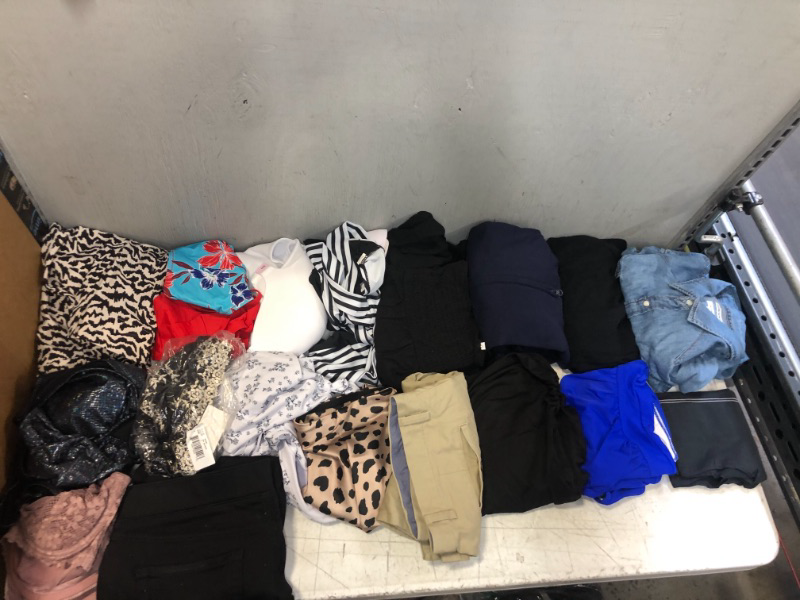 Photo 2 of BOX LOT -- MISC CLOTHING ITEMS SIZES VARY --