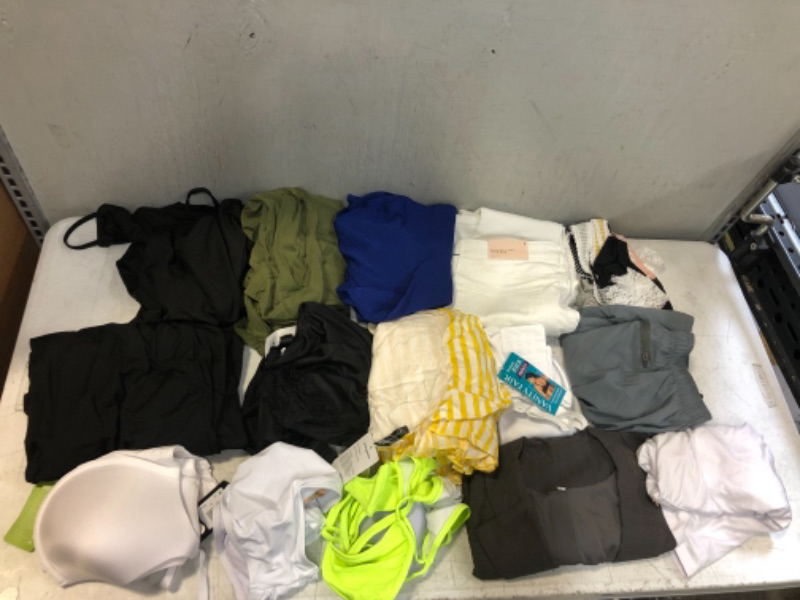 Photo 1 of BOX LOT -- MISC CLOTHING ITEMS SIZES VARY --   