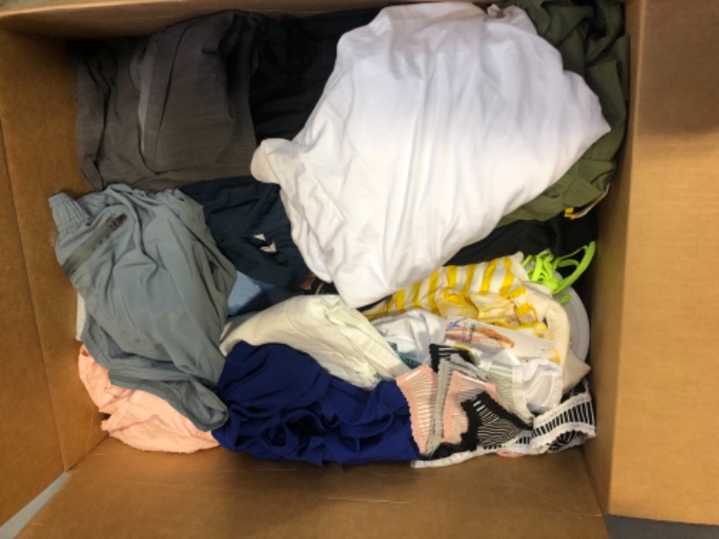 Photo 4 of BOX LOT -- MISC CLOTHING ITEMS SIZES VARY --   