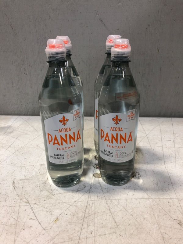 Photo 2 of Acqua Panna Spring Water, Natural, Toscana - 23 fl oz  4 pack 