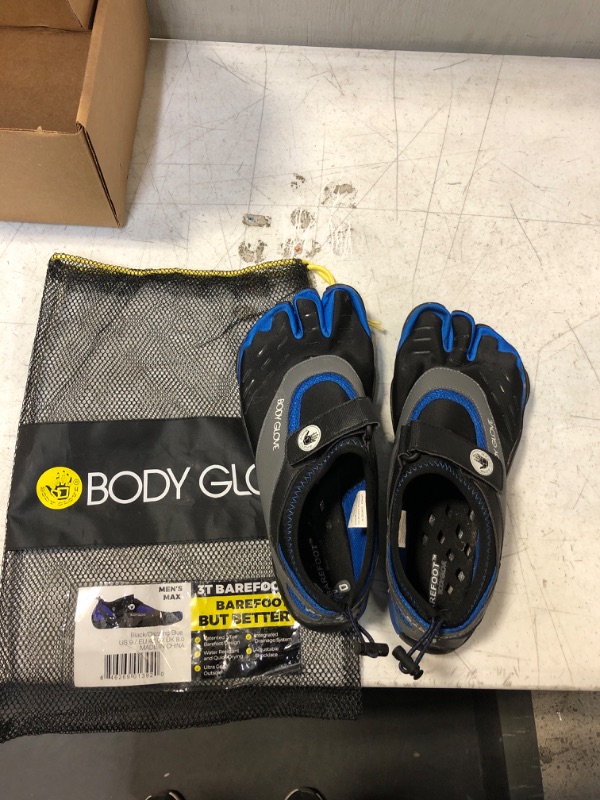 Photo 2 of 3T BAREFOOT MAX Water Shoe 9 Black/Dazzling Blue