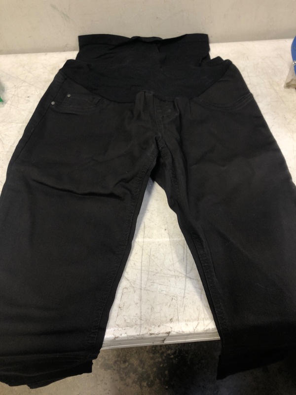 Photo 1 of WOMENS SIZE LARGE PREGNANCY PANTS BLACK 