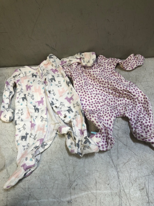 Photo 1 of 2 COUNT BABY BUTTON DOWN ONESIE FOR NEWBORN 