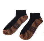 Photo 1 of 6 Pair Copper Unisex Compression Ankle Socks.