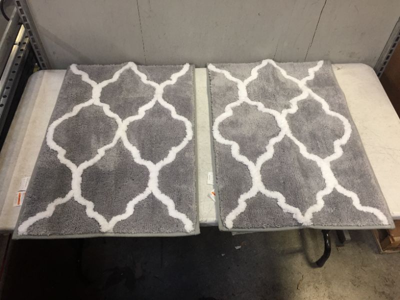 Photo 1 of 25"x17" 2PC BATHROOM RUGS - DIRTY FROM USE -