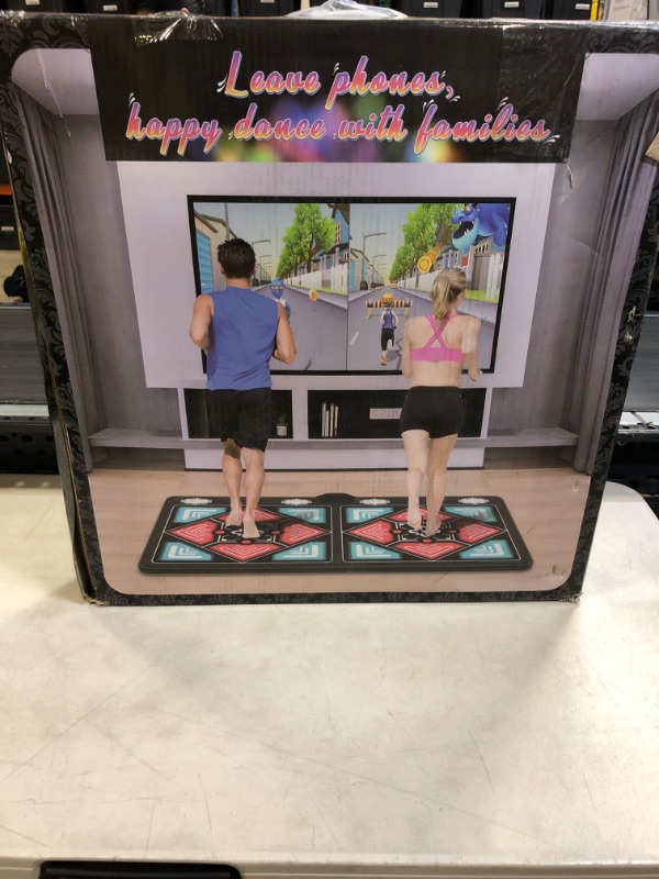 Photo 4 of Dance Mat for Kids and Adults: HDMI Wireless Musical Electronic Dance Mat with HD Camera,Double Dance Mat Game for TV,Exercise Fitness Non-Slip Dance Step Pad Yoga Mat,Dancing Game Gift for Girls Boys