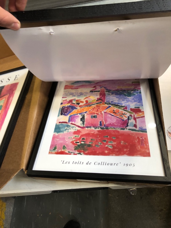 Photo 1 of HAUS AND HUES Matisse Wall Art Framed - Set of 3 Artist Prints 3 Piece Wall Art Framed, Henri Matisse Wall Art, Wall Art Set of 3 Framed, Mattise Art (Black Framed, 12x16) 12x16 Black Framed Summer Matisse