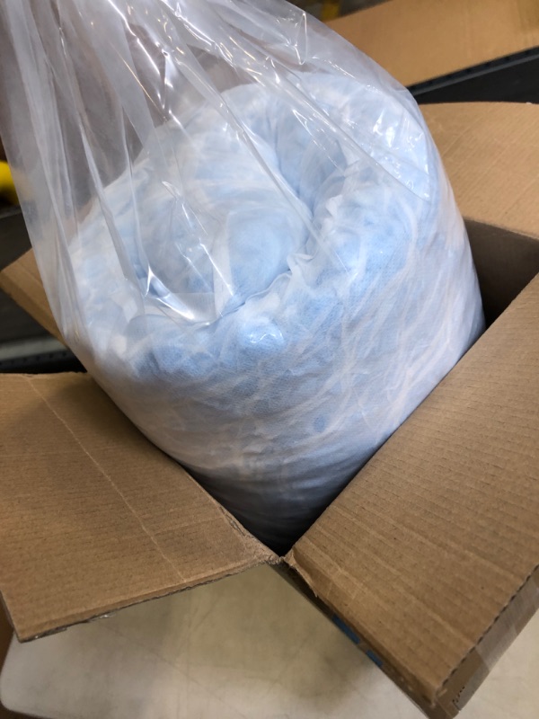 Photo 3 of Molblly Bean Bag Filler Foam 5lbs Blue Premium Shredded Memory Foam Filling for Pillow Dog Beds Chairs Cushions and Arts Crafts, Added Gel Particles? Soft and Great for Stuffing 5 Lbs