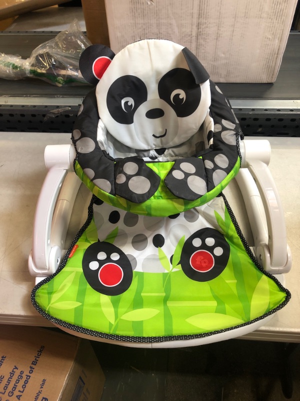 Photo 2 of Fisher-Price Sit Me Up Floor Seat - Panda Paws ** MISSING SOME PCS // SLIGHTLY DIRTY 