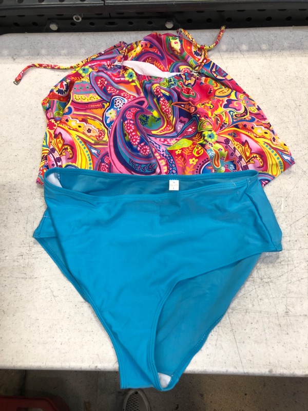 Photo 1 of COLORFUL BATHING SUIT SIZE LARGE 