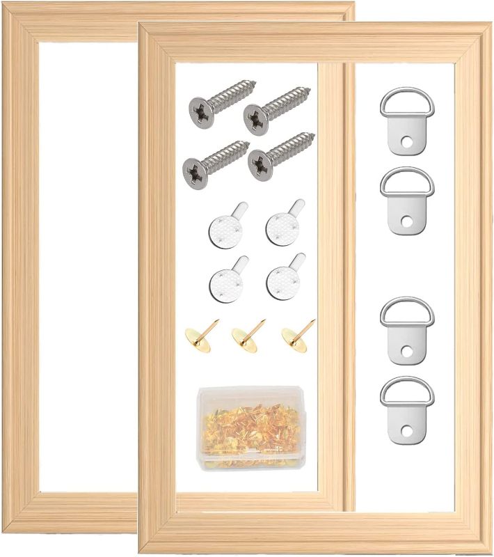 Photo 1 of 2 Pack 16"x 20" DIY Wood Canvas Stretcher Bars,Removable Canvas Frames Kit-Easy to Assemble,Wooden Frames Kit for Oil Painting,Diamond Painting,Canvas Painting and Needle Arts Supplies (16 * 20)
