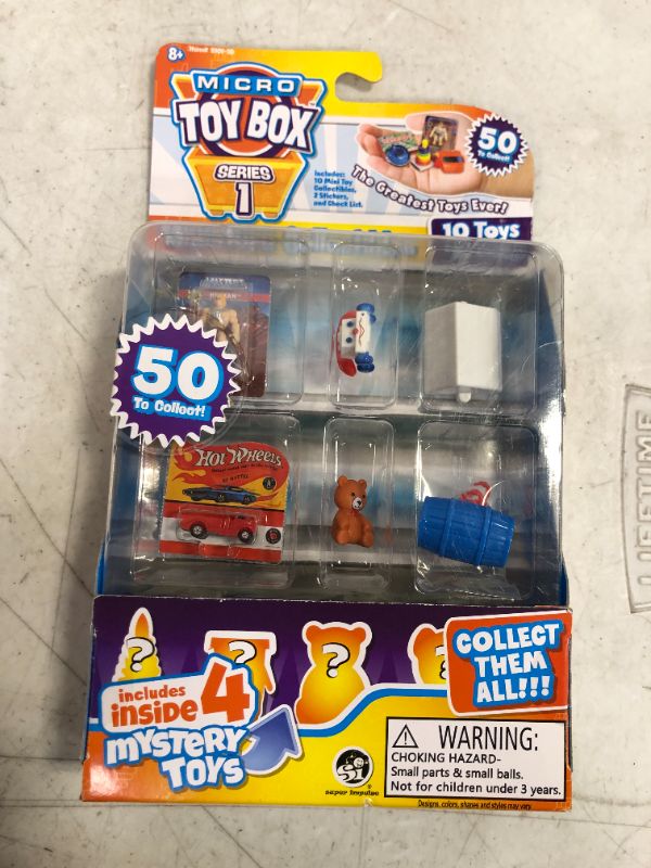 Photo 2 of Worlds Smallest Micro Toy Box Series 1 Mini Collectibles 10 Pack, Multi,Miniature
