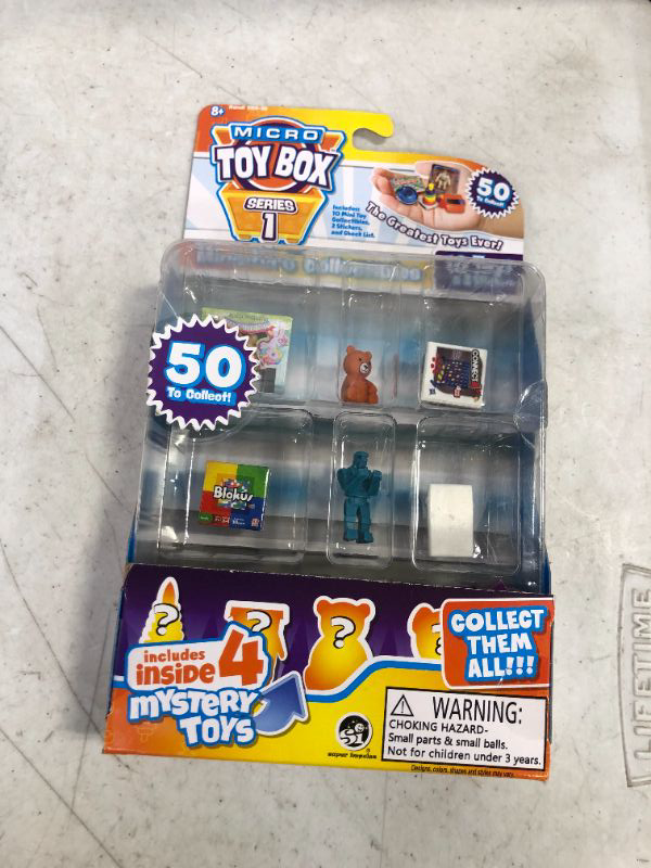 Photo 2 of Worlds Smallest Micro Toy Box Series 1 Mini Collectibles 10 Pack, Multi,Miniature
