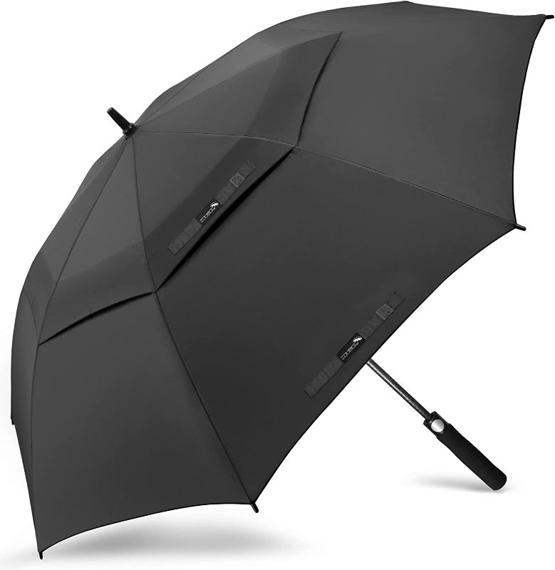 Photo 1 of ZOMAKE Golf Umbrella Windproof Umbrellas Automatic Open Oversize Rain Umbrella with Double Canopy for Men - Vented Stick Umbrellas
