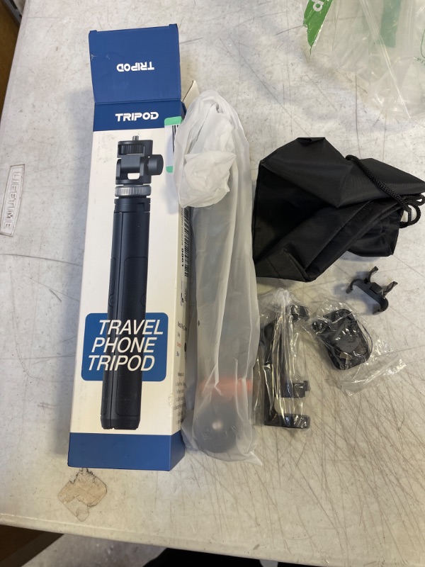 Photo 2 of ?????? 62" Phone Tripod, EUCOS Selfie Stick Tripod with Remote, Upgraded iPhone Tripod Stand & Travel Tripod, Solidest Cell Phone Tripod Compatible with iPhone 14/13/12 Pro Max/Samsung/GoPro/DJI