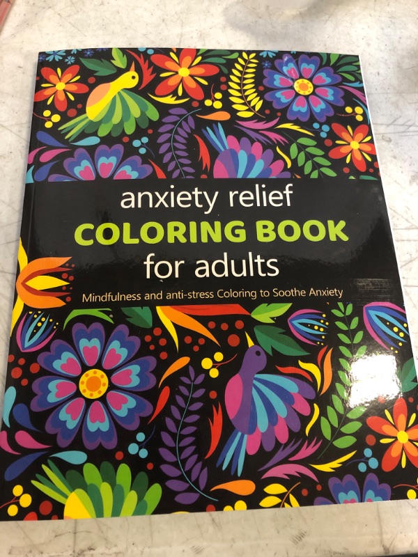 Photo 2 of Anxiety Relief Adult Coloring Book: Over 100 Pages of Mindfulness and anti-stress Coloring To Soothe Anxiety featuring Beautiful and Magical Scenes (Anxiety Coloring Book) Paperback – October 29, 2022
by Andrew Kane 