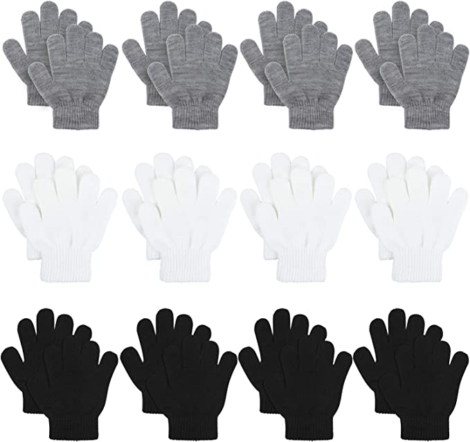 Photo 1 of  12 Pairs Kid's Winter Magic Gloves 
