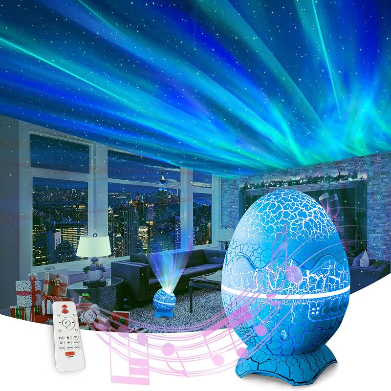 Photo 1 of  Dinosaur Egg Star Projector for Bedroom with Bluetooth Speaker