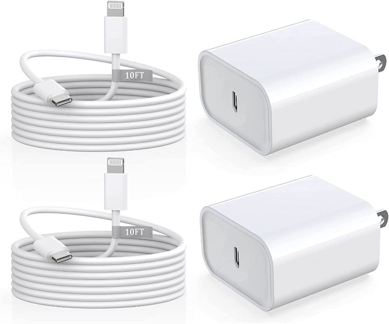 Photo 1 of iPhone Charger Fast Charging 10 FT, 2 Pack 