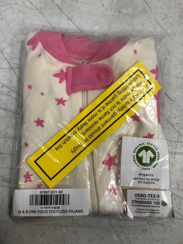 Photo 2 of  one-Piece Organic Cotton Footless Pajamas 0-3m
