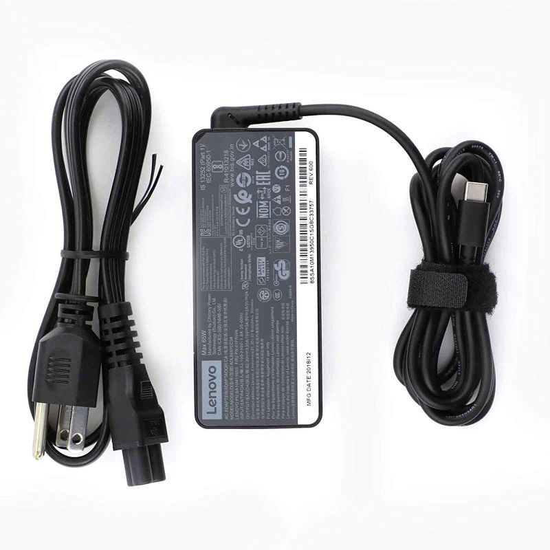 Photo 1 of New Genuine Lenovo ThinkPad 65 Watt 20V 3.25A Type-C USB AC Adapter ADLX65YDC2A
