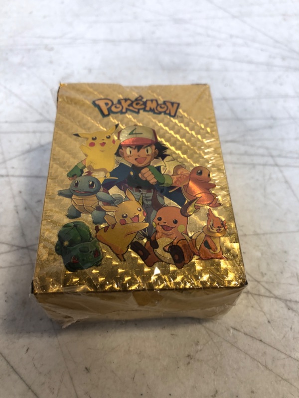 Photo 1 of 110 PIECE TCG GOLD FOIL ASSORTED POKEMON  CARDS DX AND ATHLETIC CARDS