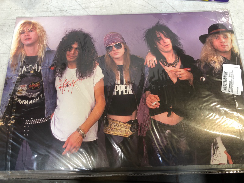 Photo 1 of  12pcs GUNS N Roses Classic Rock Band Poster for Room Aesthetic 80s 90s 11.8 x 16.5Inch
