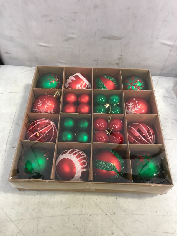 Photo 2 of 44Pcs Christmas Balls Ornaments 