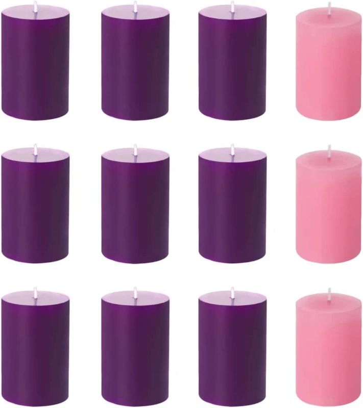 Photo 1 of 12 Packs Pillar Candles 