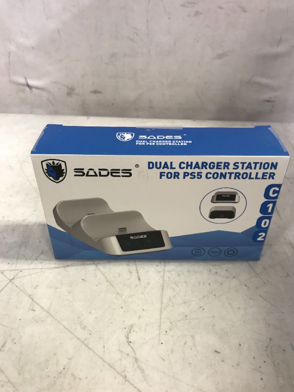 Photo 2 of PS5 Controller Charger,Playstation 5 Charging Station with LED Indicator