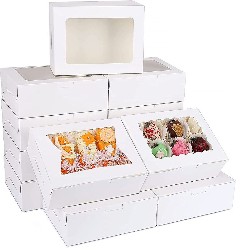 Photo 1 of 48pcs White Bakery Boxes
